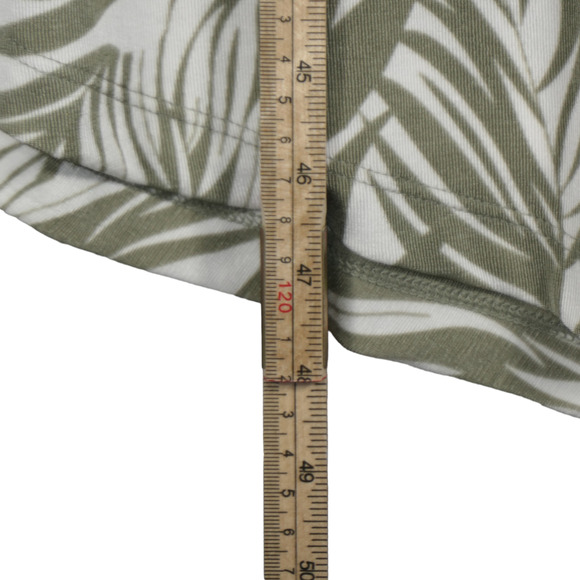 NEW Chicos Travelers Dress Womens Size 1 8 10 Green Asymmetrical Slinky Stretch - Picture 10 of 11